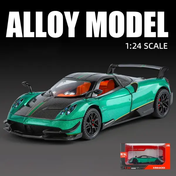 1:24 Pagani Huayra BC Alloy Model Car - Image 11