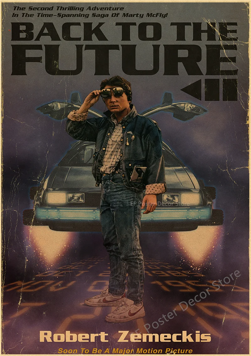 Vintage Back To The Future Movie Poster Print 21 Vintage Back To The Future Movie Poster Print - Image 21