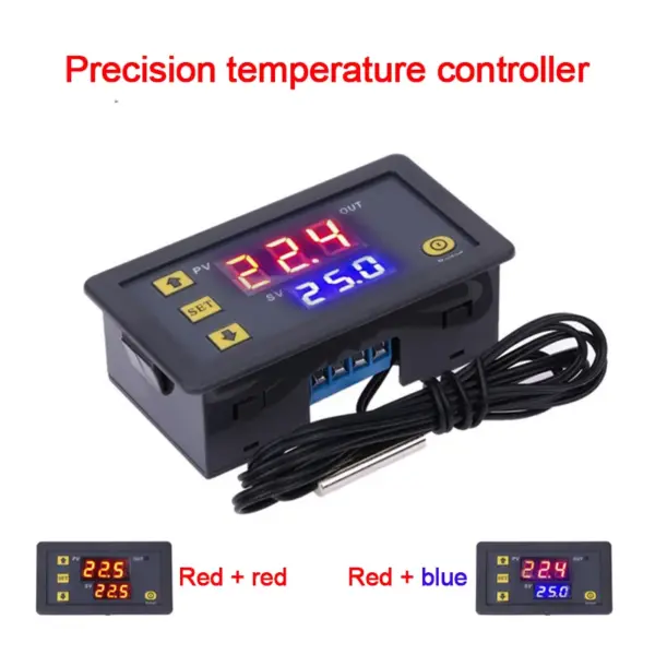 W3230 Digital Thermostat for 12V-220V Controls - Image 2