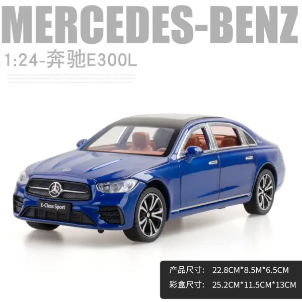 1:24 Mercedes-Benz E300L Diecast Model Car - Image 8