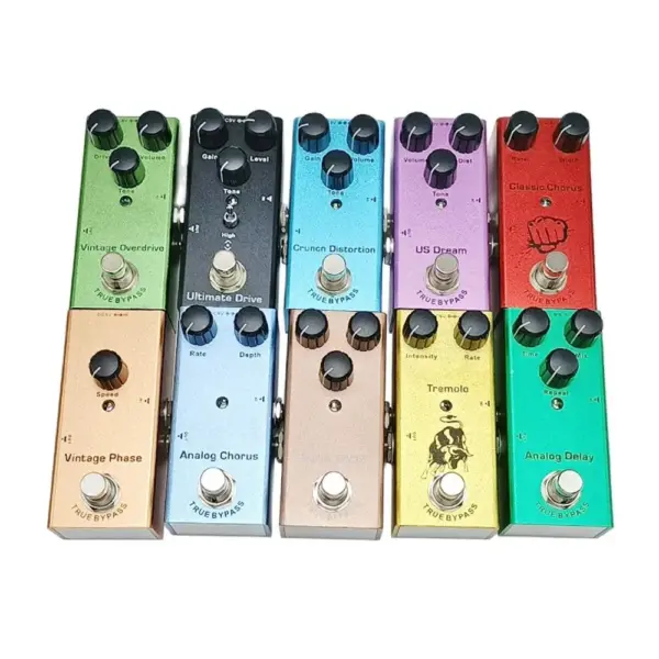 Electric Guitar Multi-Effects Pedal Set