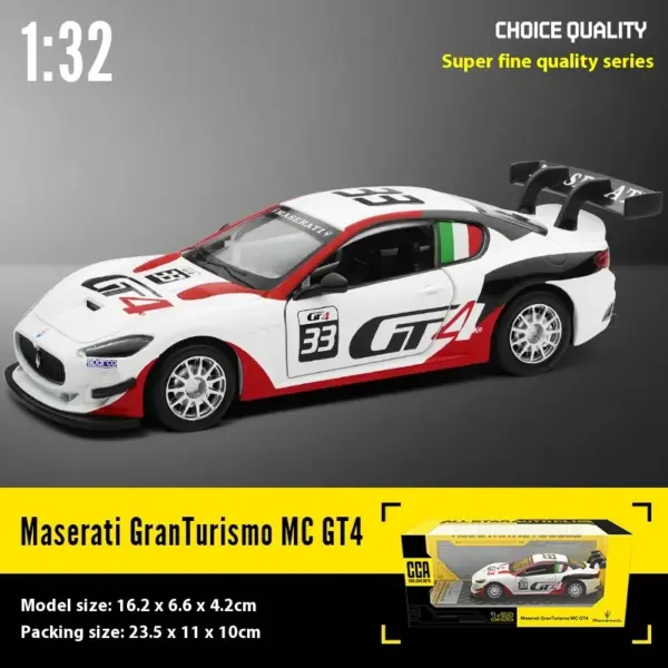 1:32 Scale Alloy Retro GT4 Car Model - Image 7