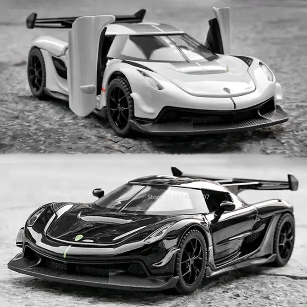 1:32 Jesko Diecast Car Model with Sound Light - Image 6