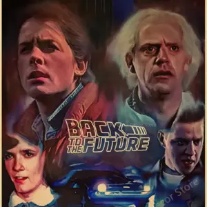 Vintage Back To The Future Movie Poster Print 68 S1924419cec32413baa96ba750ca8c49ch 1