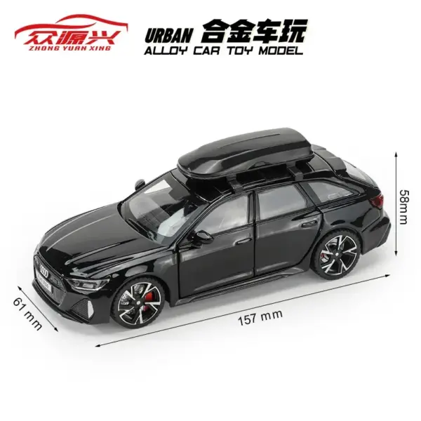 1:32 Scale Audi RS6 Diecast Model Car - Image 7