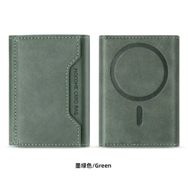 Magnetic Leather Wallet for iPhone 12-16 Series - Image 7