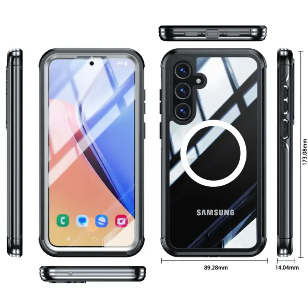 Samsung A55-5G Magnetic Shockproof Phone Case - Image 7