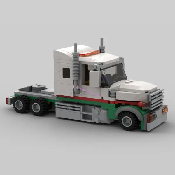 598PCS Octan Truck and Flatbed Trailer Set - Image 4