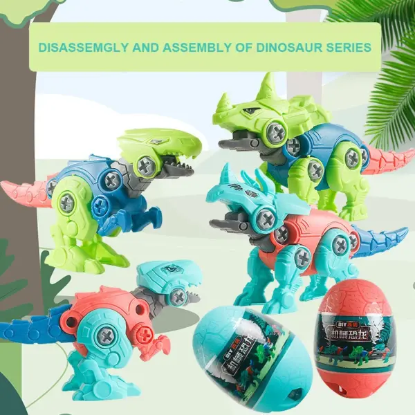 Dinosaur Puzzle Assembly Toy Surprise Eggs - Image 6