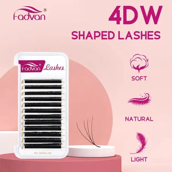 Fadvan 4D W Shape Premade Volume False Lashes