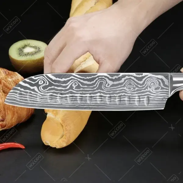 Professional Chef's Damascus Steel Kitchen Knife - Image 4