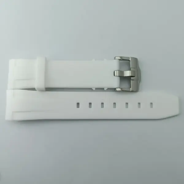 22mm Yellow and Black Rubber Watch Strap - Image 12