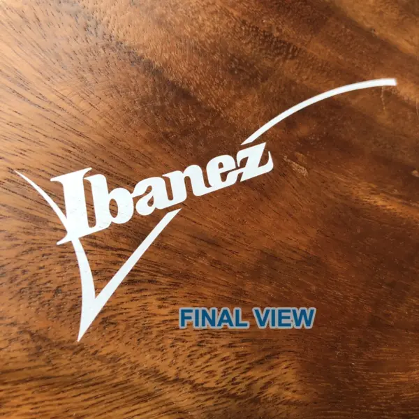 Ibanez Guitar Water Slide Decal Sticker White - Image 6