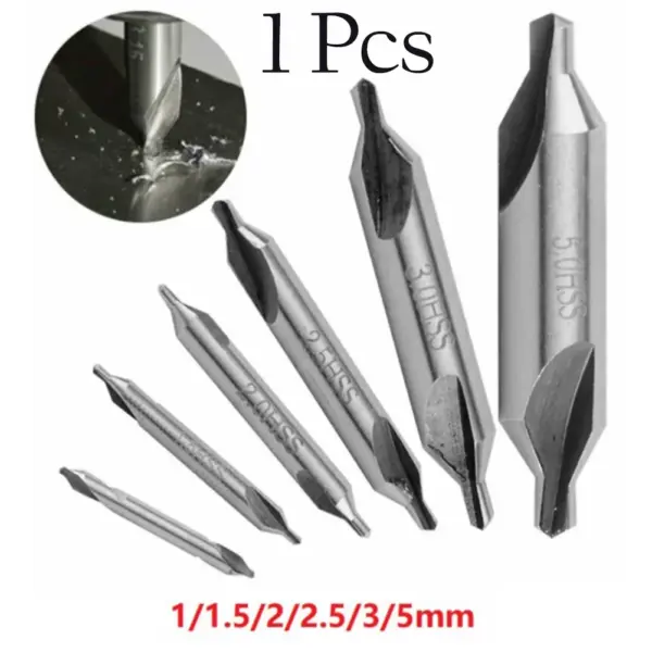 HSS Double End Center Drill Bit Set 1-6mm - Image 2