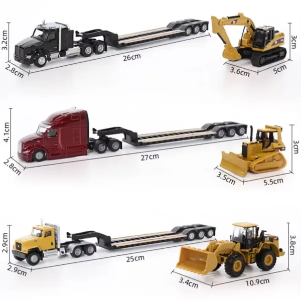 1:87 Kenworth T880s CAT CT681 Alloy Truck Model - Image 5