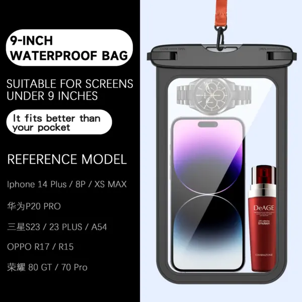 Universal Waterproof Phone Pouch for 9 Inch Devices - Image 6