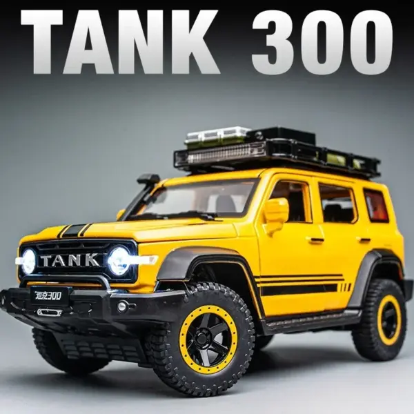 1:24 Alloy Diecast Off-road Tank Model - Image 2