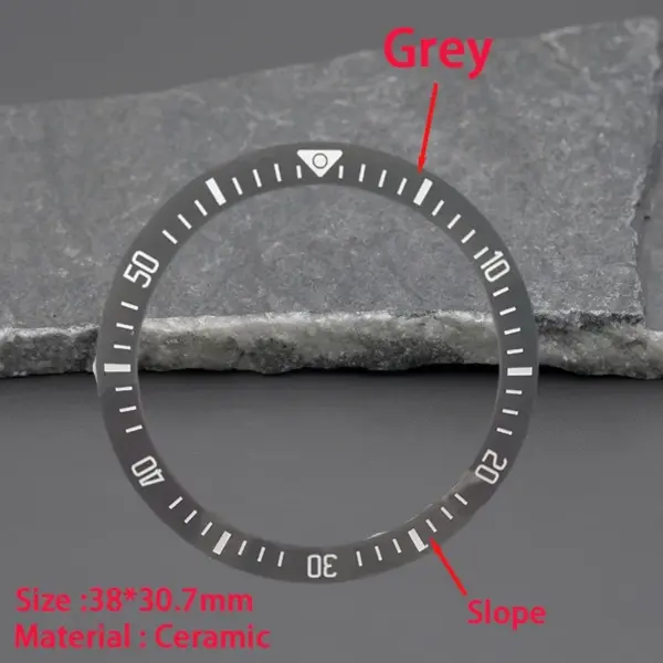 Gray Ceramic Bezel Insert for Omega Watches - Image 18