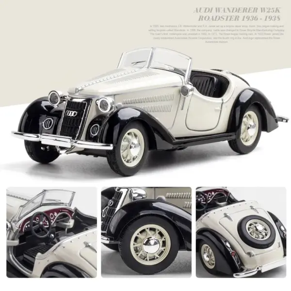 1:32 Scale Audi Classic Pull Back Toy Car - Image 2