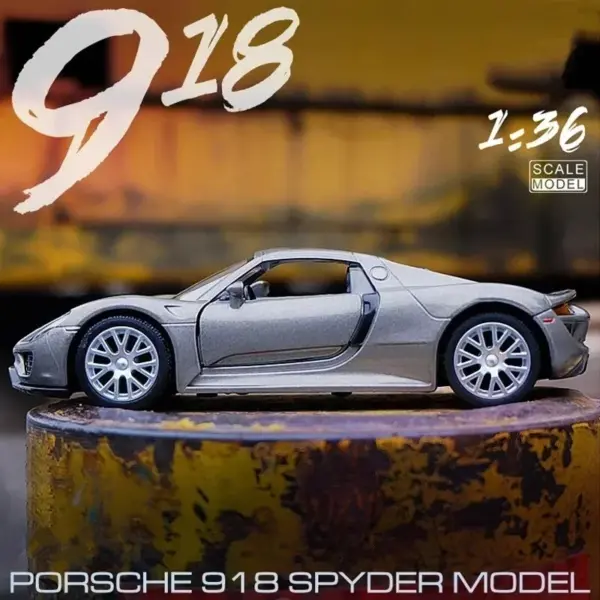 1:36 Porsche 918 Diecast Alloy Model Car