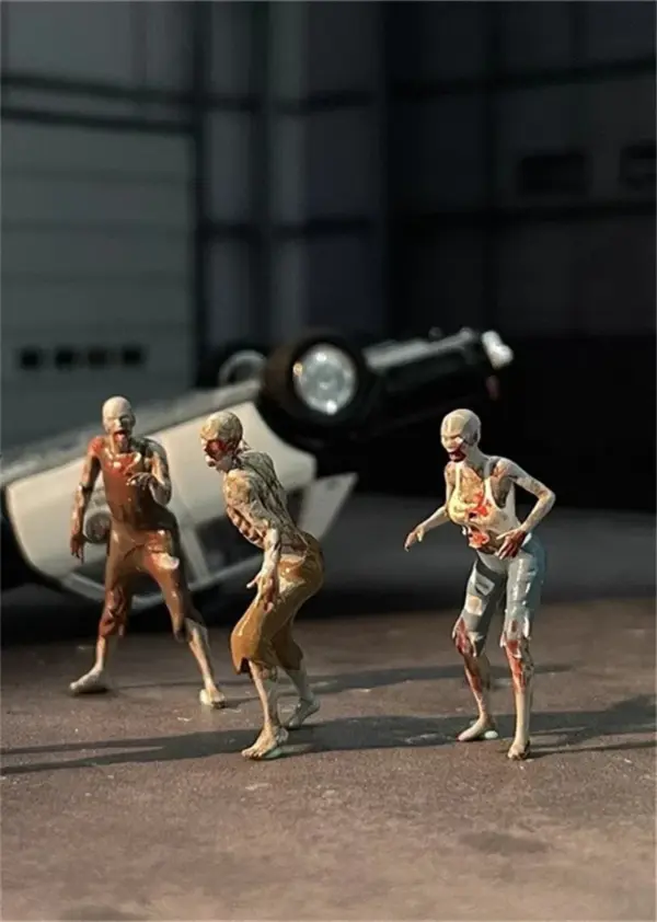 1/64 Scale Resin Zombie Action Figures Set - Image 7