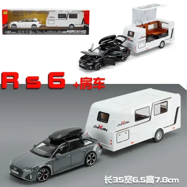 1:32 Audi RS6 Diecast Model Car Toy - Image 11