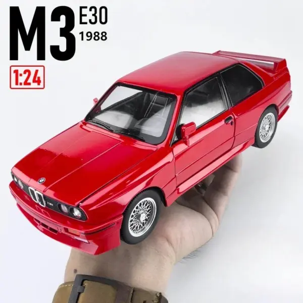 1988 BMW M3 E30 Diecast Model Car 1:24