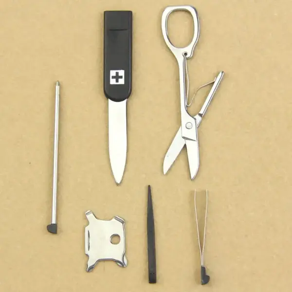 Multifunctional Camping Tool Card with LED Light - Image 4