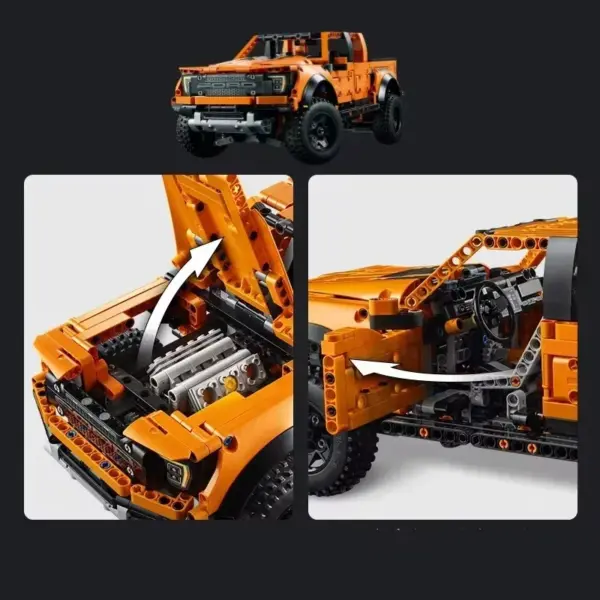 1379 PCS Building Blocks Pickup Truck Set - Image 2