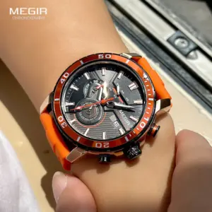 MEGIR MN2224GREOR-11N0 Sport Watch for Men 12 S1c9e8e93155e42088679c6f83322e8b6W