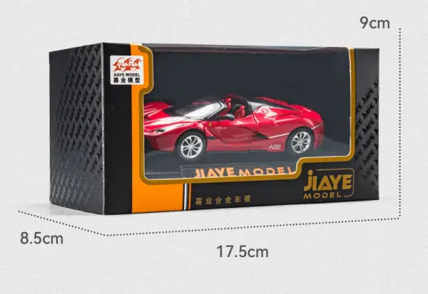 1:36 Ferrari Laferrari Convertible Toy Car - Image 6