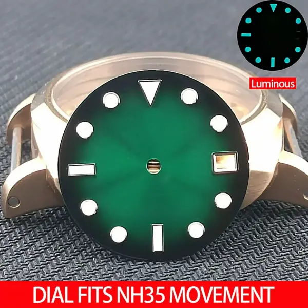 Luminous 28.5MM Watch Dial for NH35/NH36 - Image 9