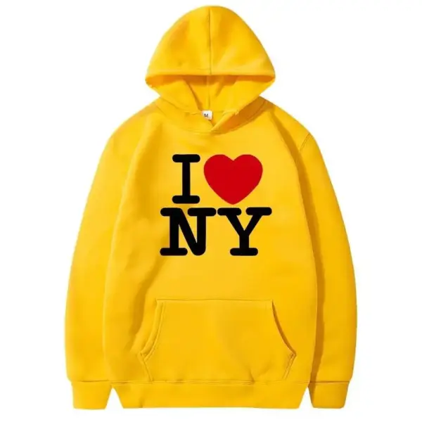 I Love NY Printed Hoodies for Men and Women - Image 4