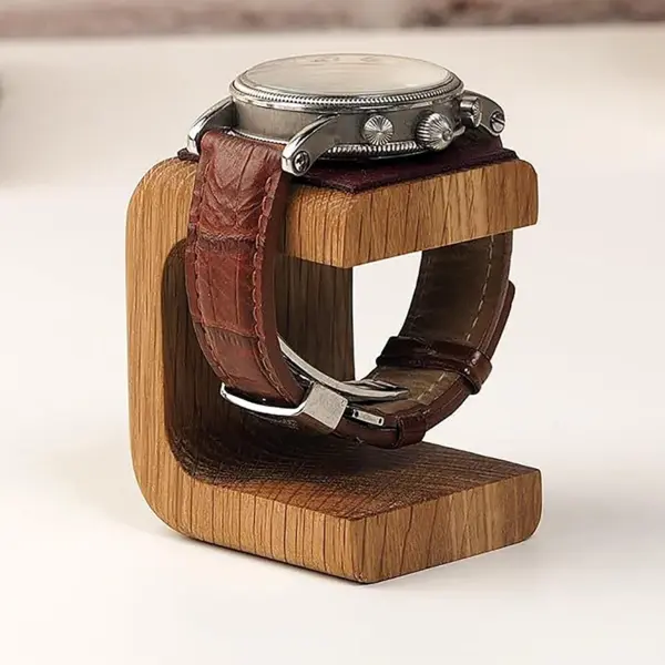 Wooden Watch Holder Jewelry Organizer Stand