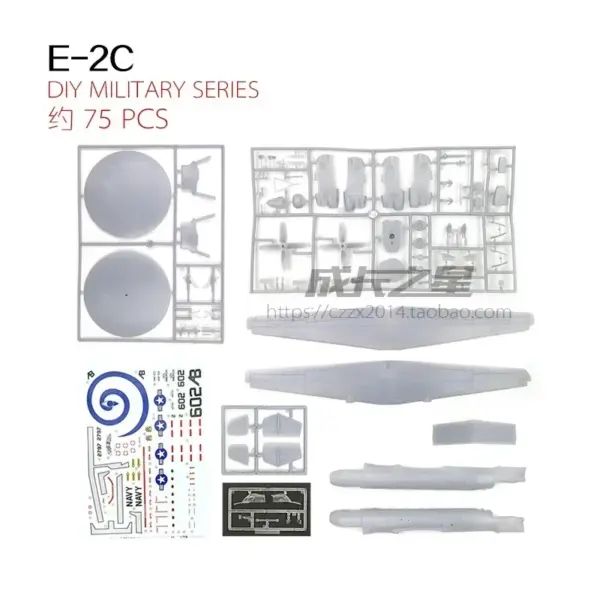 1/72 Scale E-2C Hawkeye Model Kit - Image 4