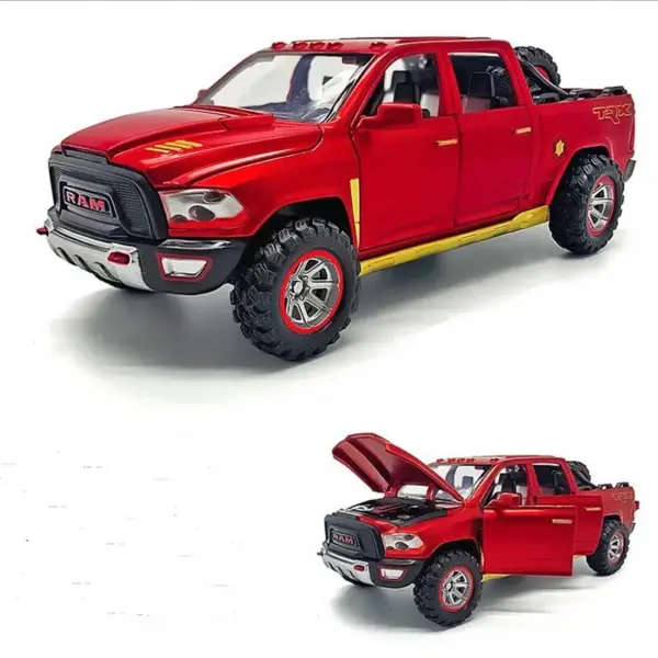 1:32 Dodge Ram TRX Alloy Car Model Toy - Image 7