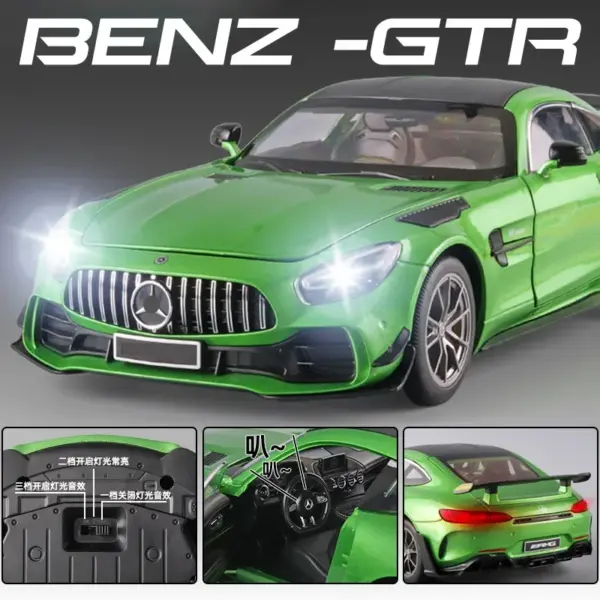 1:18 Mercedes-Benz AMG GTR Diecast Model Car - Image 3