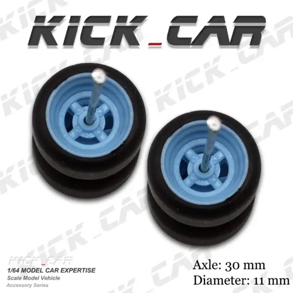 1/64 ABS Wheels with Rubber Tires for Models - Image 7