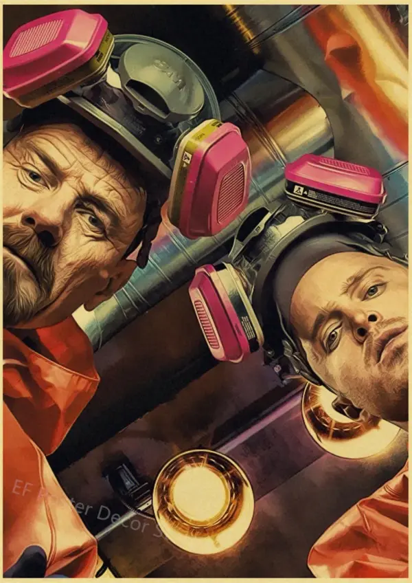 Breaking Bad Retro Canvas Wall Art Poster - Image 49