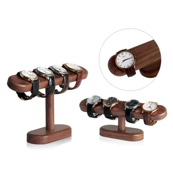 Walnut Jewelry Organizer for Bracelets and Watches - Image 4