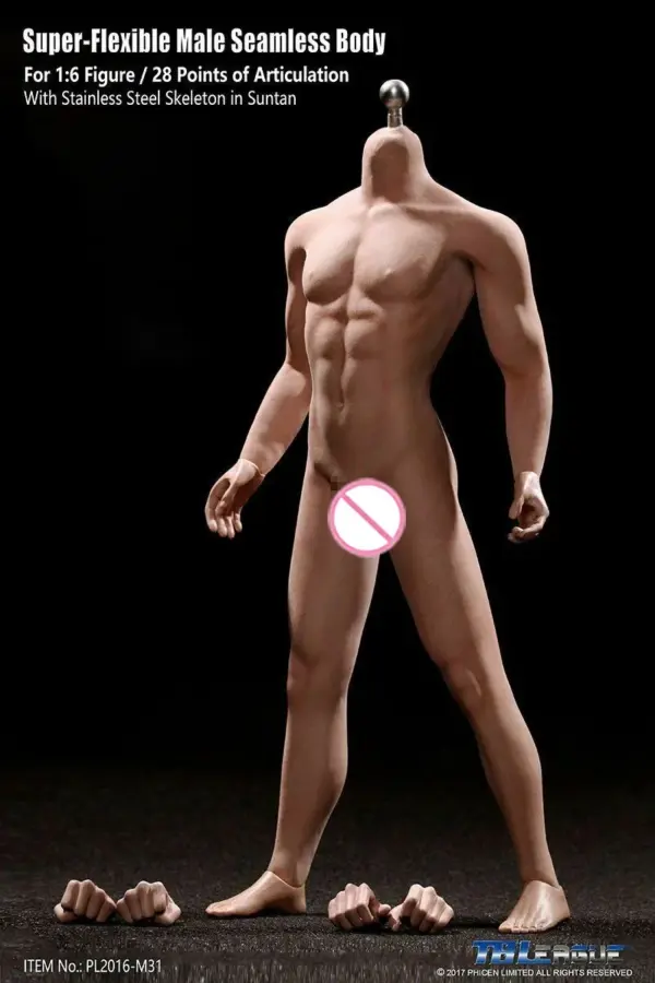 1/6 Seamless Male Doll Body for Action Figures - Image 19