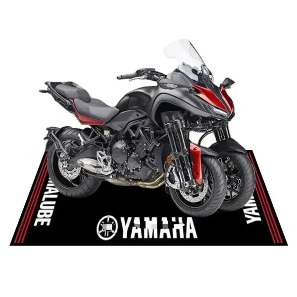 Yamaha Motorcycle Garage Floor Carpet Mat - Image 2