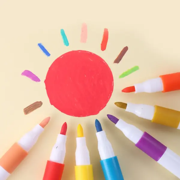 60 Color Acrylic Marker Painting Set - Image 6