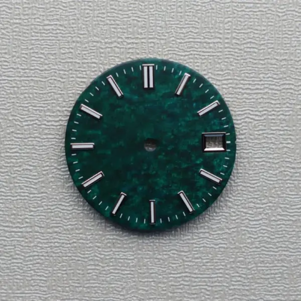 Green Luminous 28.5mm Watch Dial for SKX007 - Image 6