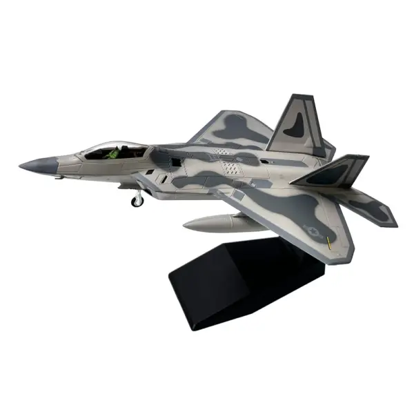 1:100 Scale Diecast F-22 Raptor Model - Image 8