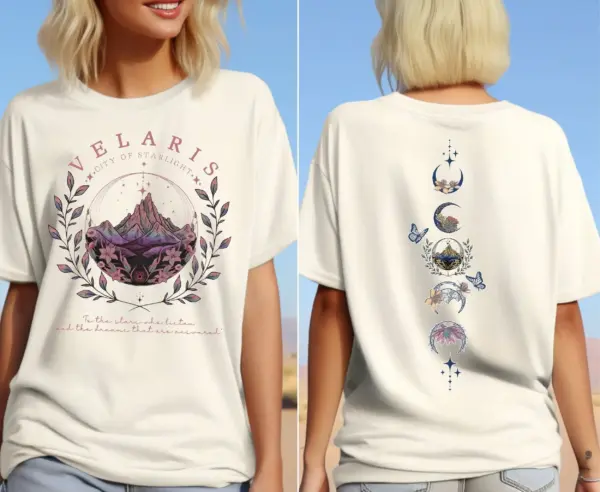 Velaris Starlight Two-Sided T-shirt for All Ages - Image 2