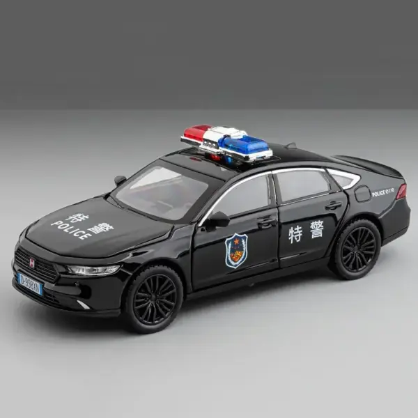 1:32 Diecast Honda Accord Police Car Model - Image 7