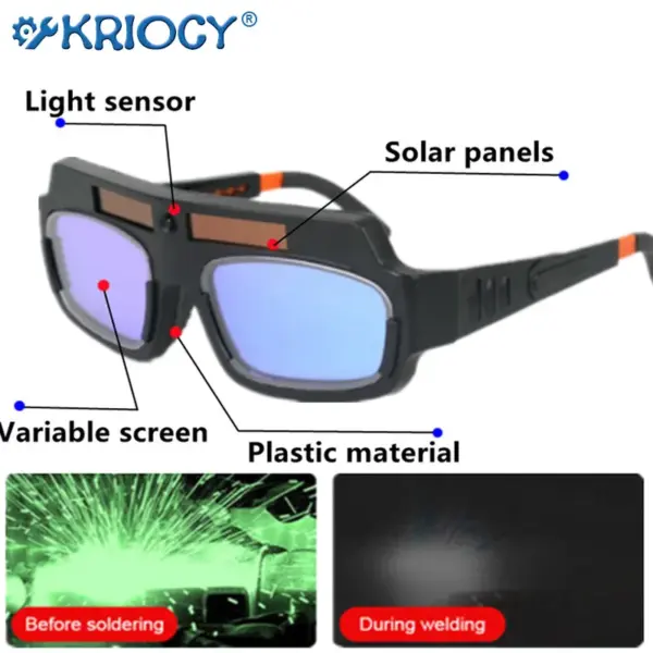 Automatic Dimming Welding Glasses with Case