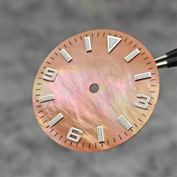 28.5mm Green Luminous Watch Dial for NH35 - Image 2