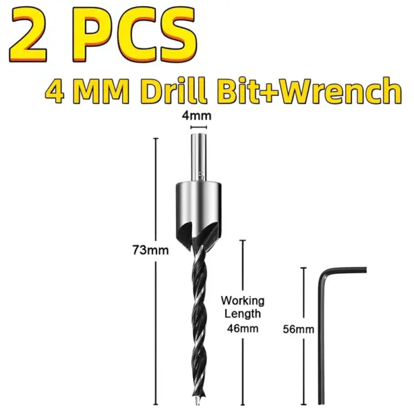 HSS Countersink Drill Bit Set 4-10mm - Image 9